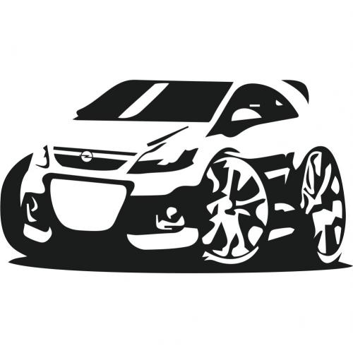 Samolepka Opel Astra