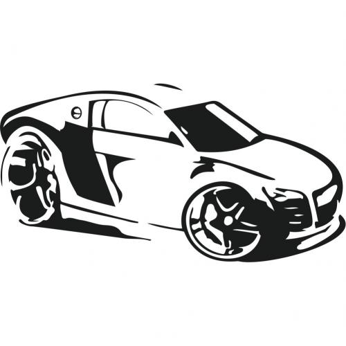 Samolepka Audi R8